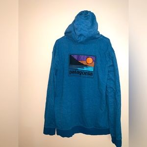 Patagonia men’s blue XL hoodie.